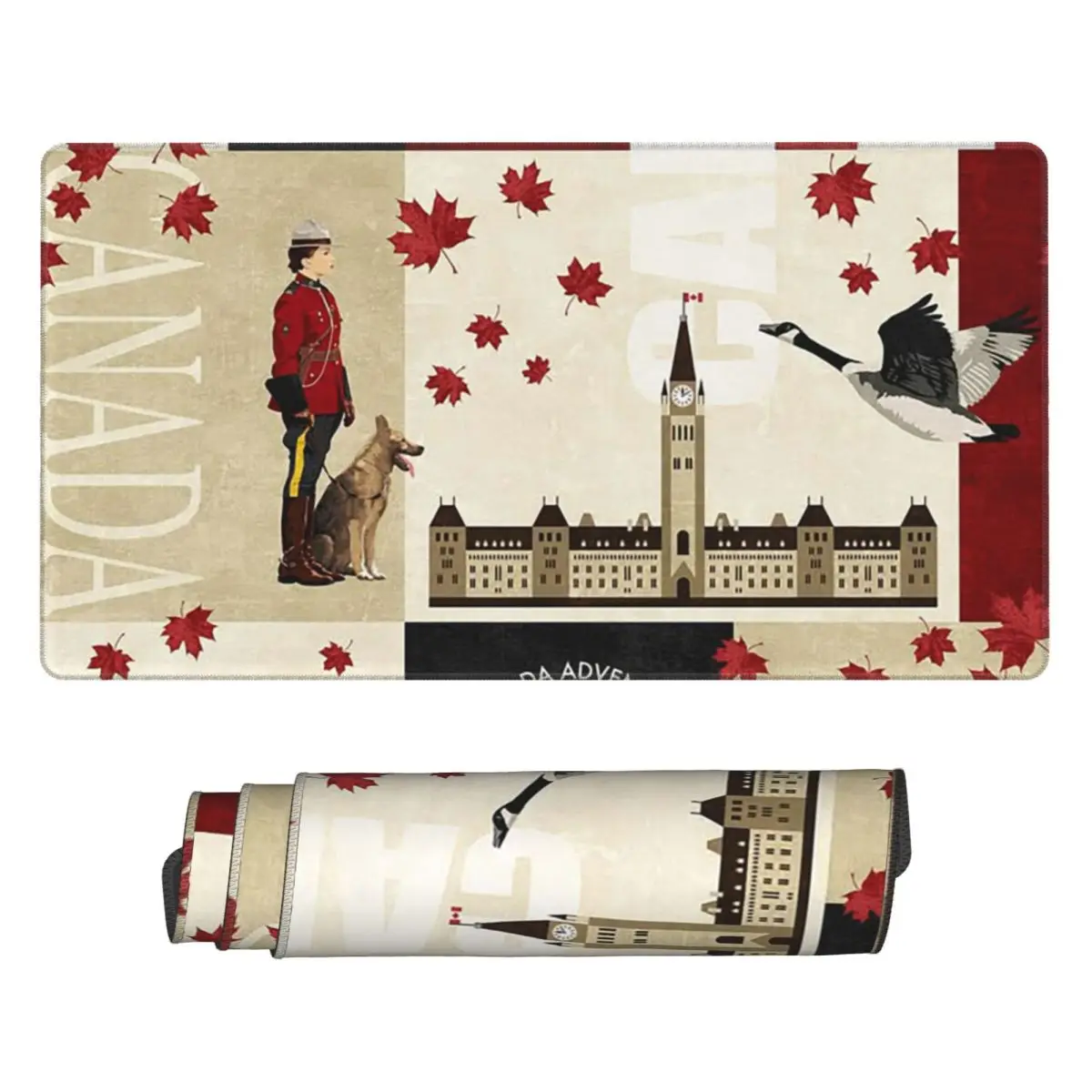 Gaming Accessories Canada - Alas Mouse Besar Bendera Kanada Budaya