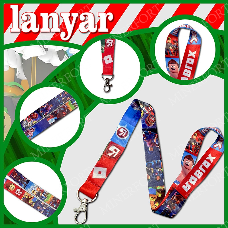 Gaming Accessories Roblox - Gantungan Kunci Lanyard Anak Laki-laki ROBLOX