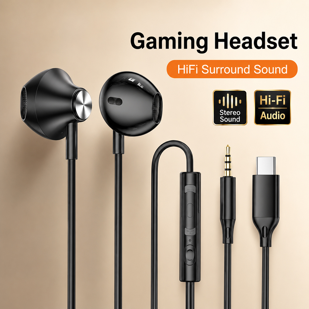 Xiaomi Gaming Accessories - Headphone HiFi Surround Suara Stereo Bass