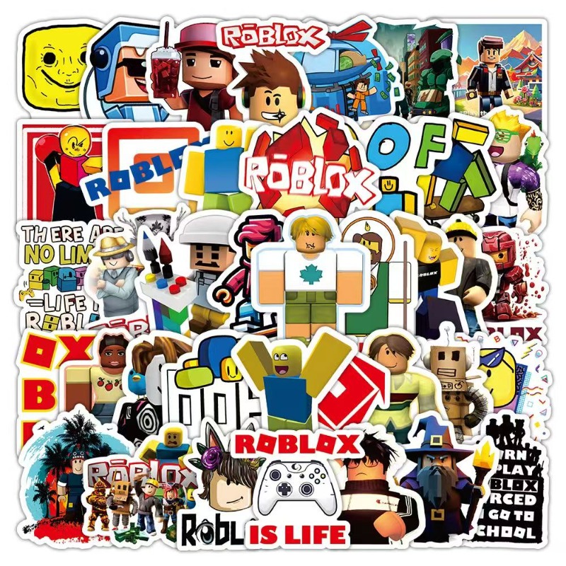 Gaming Accessories Roblox - 60 Buah/Set Stiker Periferal Game Roblox