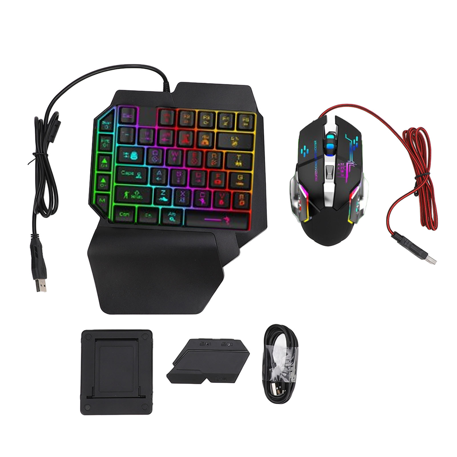 Gaming Accessories Phone - Set Konverter Mouse Keyboard Kombo Mouse