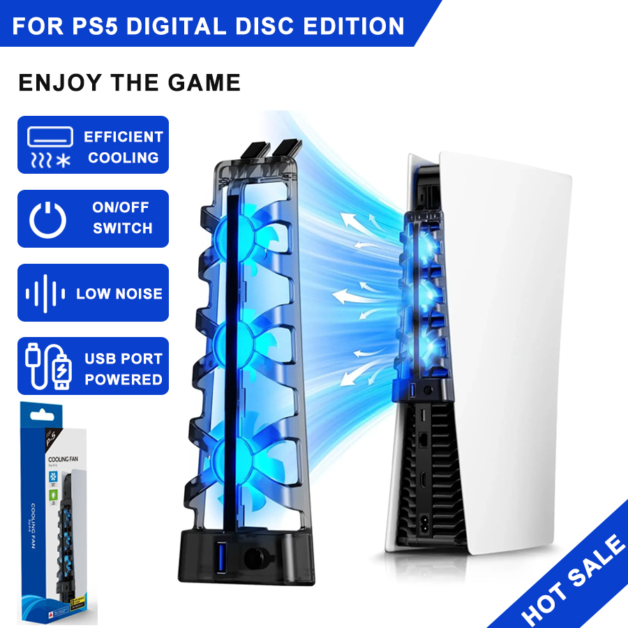 Gaming Accessories Playstation - Untuk PS5, Kipas Pendingin untuk Edisi