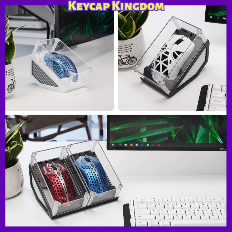 Penutup Debu Mouse Akrilik Tra - Gaming Accessories Pc Setup ulasan dan harga