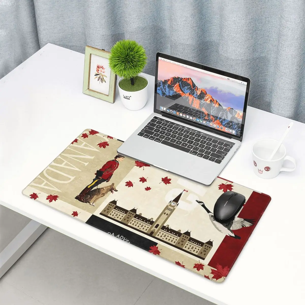 Alas Mouse Besar Bendera Kanad - Gaming Accessories Canada ulasan dan harga