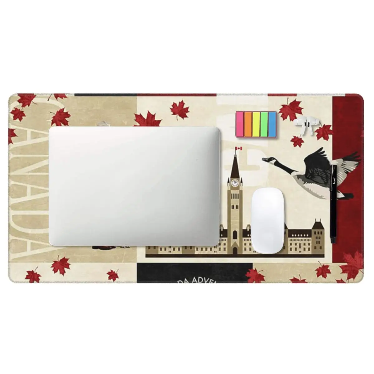 Alas Mouse Besar Bendera Kanad - Gaming Accessories Canada ulasan dan harga