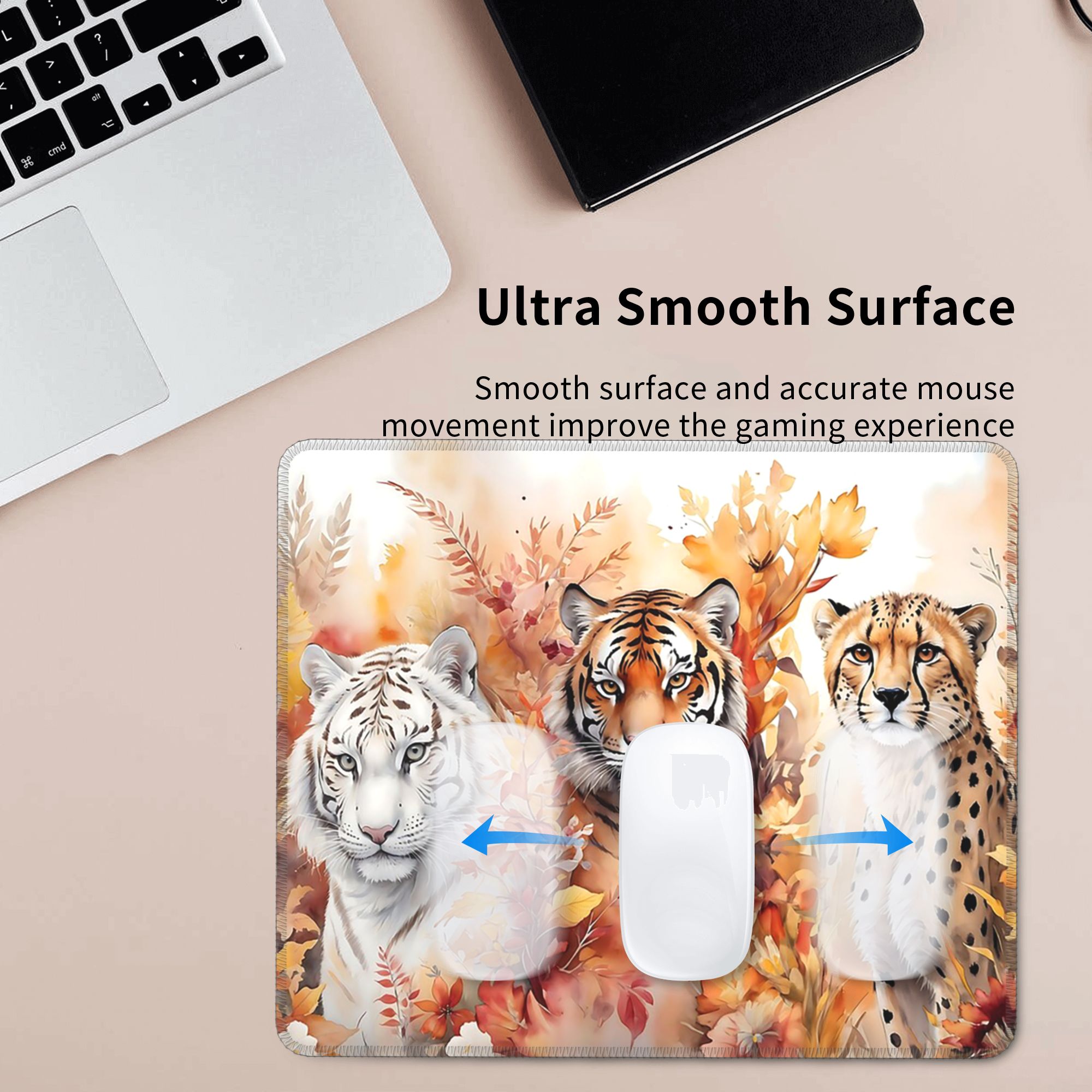 Alas Mouse Wajah Harimau dan D - Gaming Accessories For Your Desk ulasan dan harga