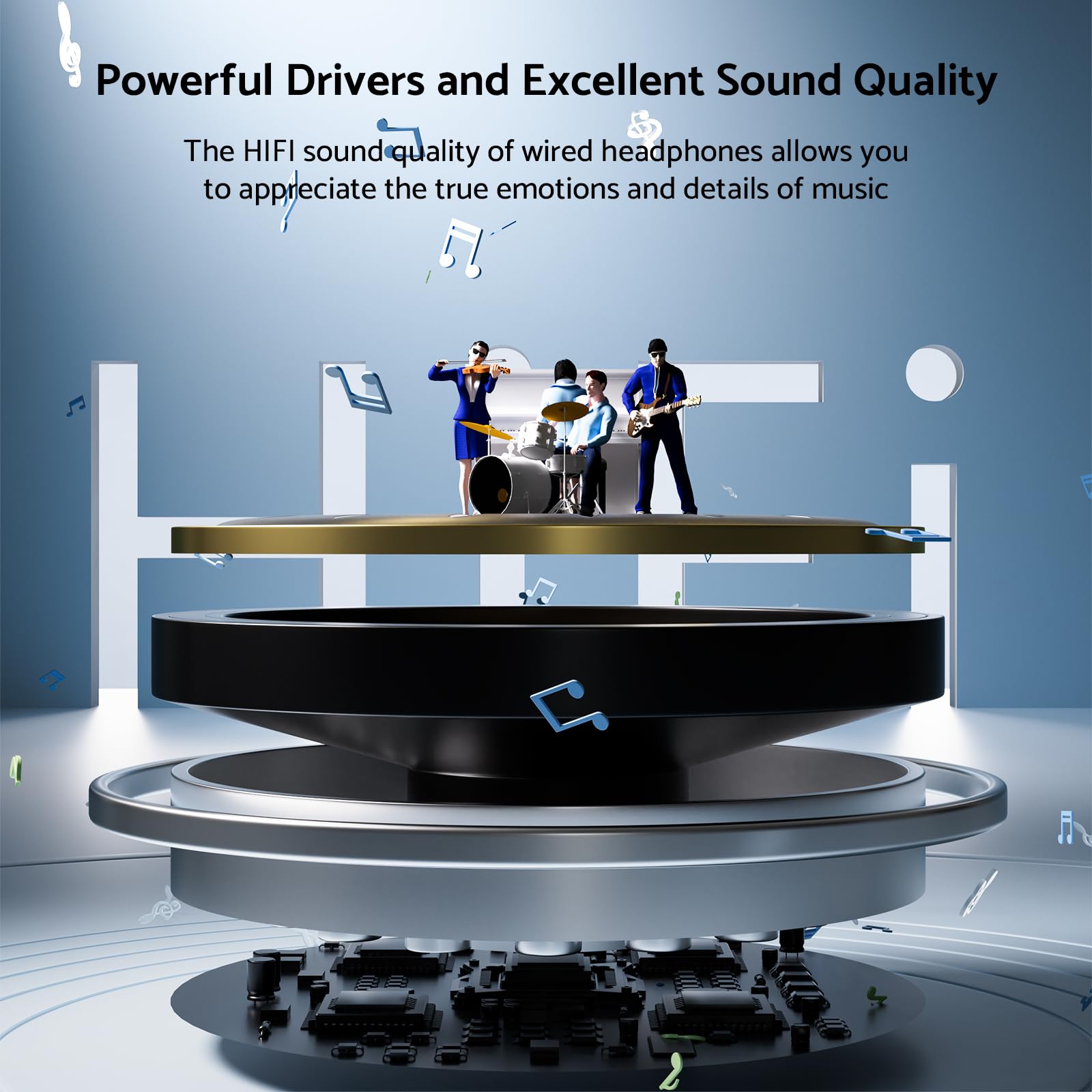 Headphone HiFi dengan Suara St - Xiaomi Gaming Accessories ulasan dan harga