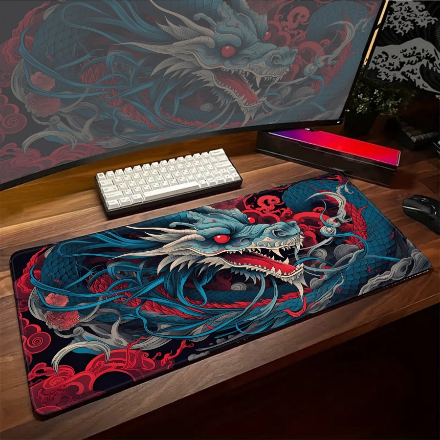 Alas Mouse Besar Kawaii Dragon - Gaming Accessories Pc Setup ulasan dan harga