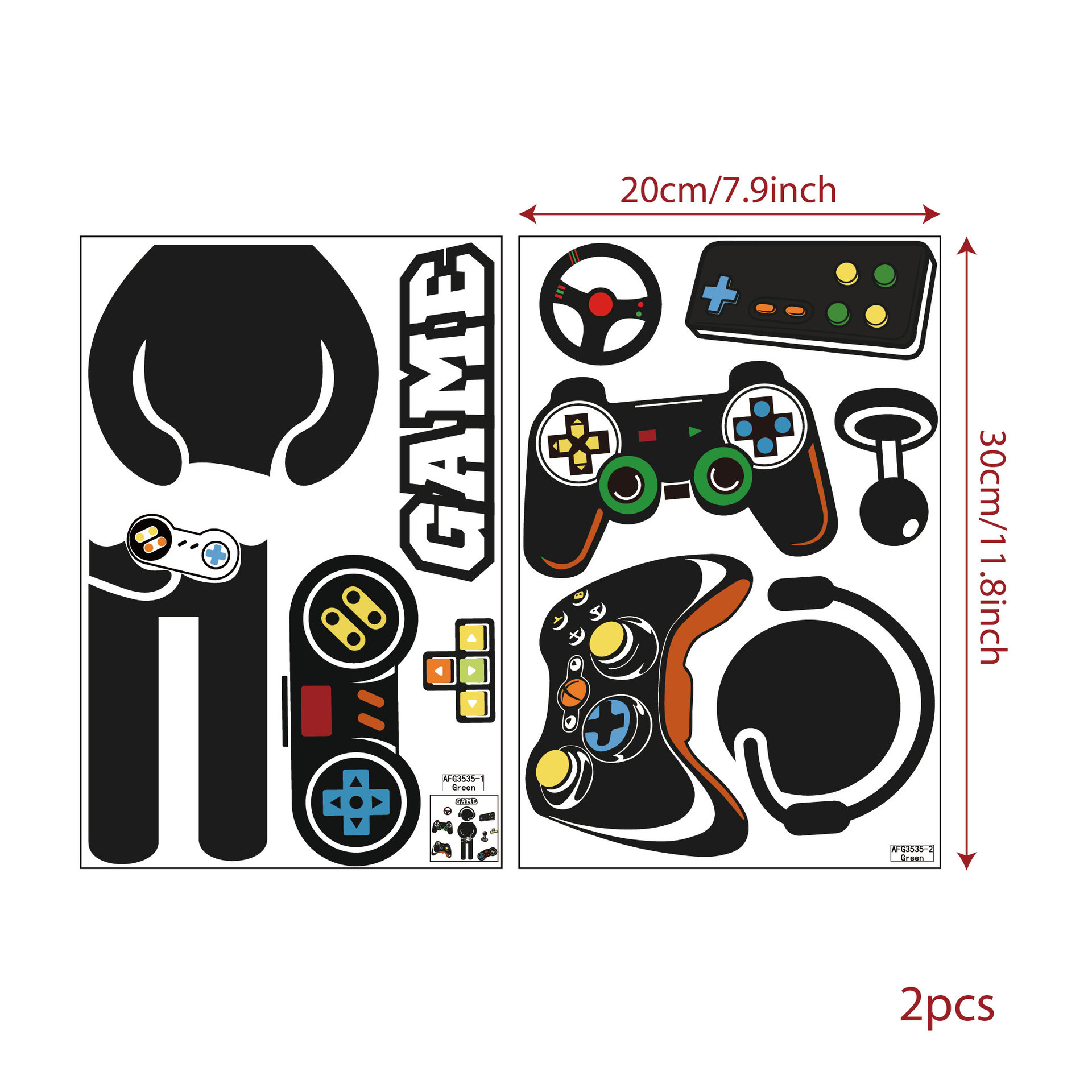 Stiker Dinding Bercahaya Game  - Gaming Accessories For Bedroom ulasan dan harga