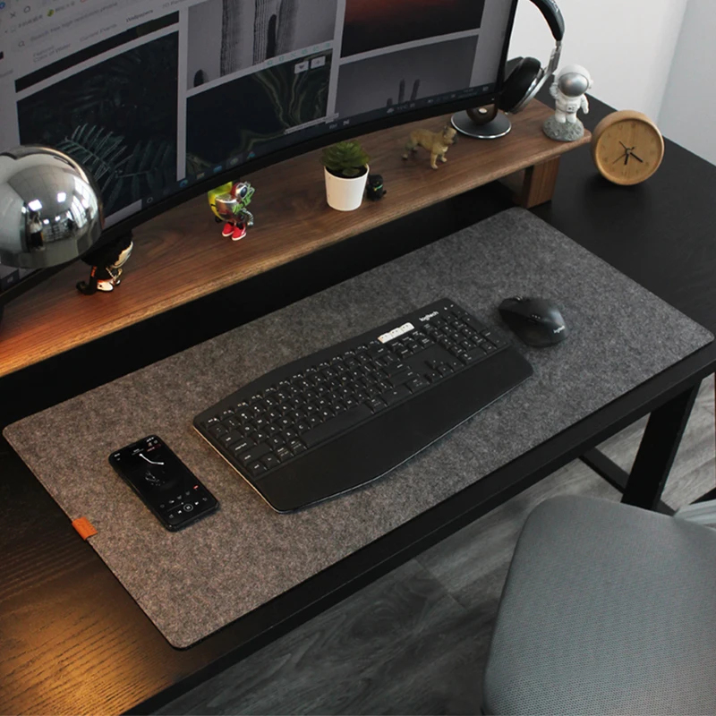Alas Mouse Wol Felt Pelindung  - Gaming Accessories For Your Desk ulasan dan harga
