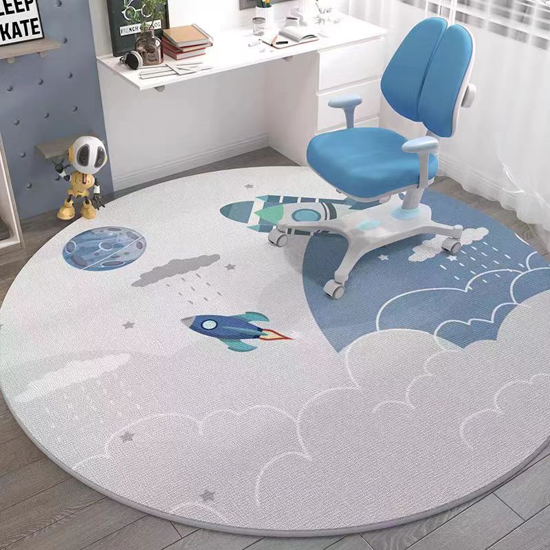 Karpet Bulat untuk Kamar Anak  - Desk Corner Mat ulasan dan harga