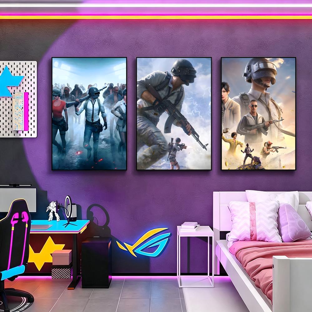 Poster Game PUBG: Battleground - Gaming Accessories For Bedroom ulasan dan harga