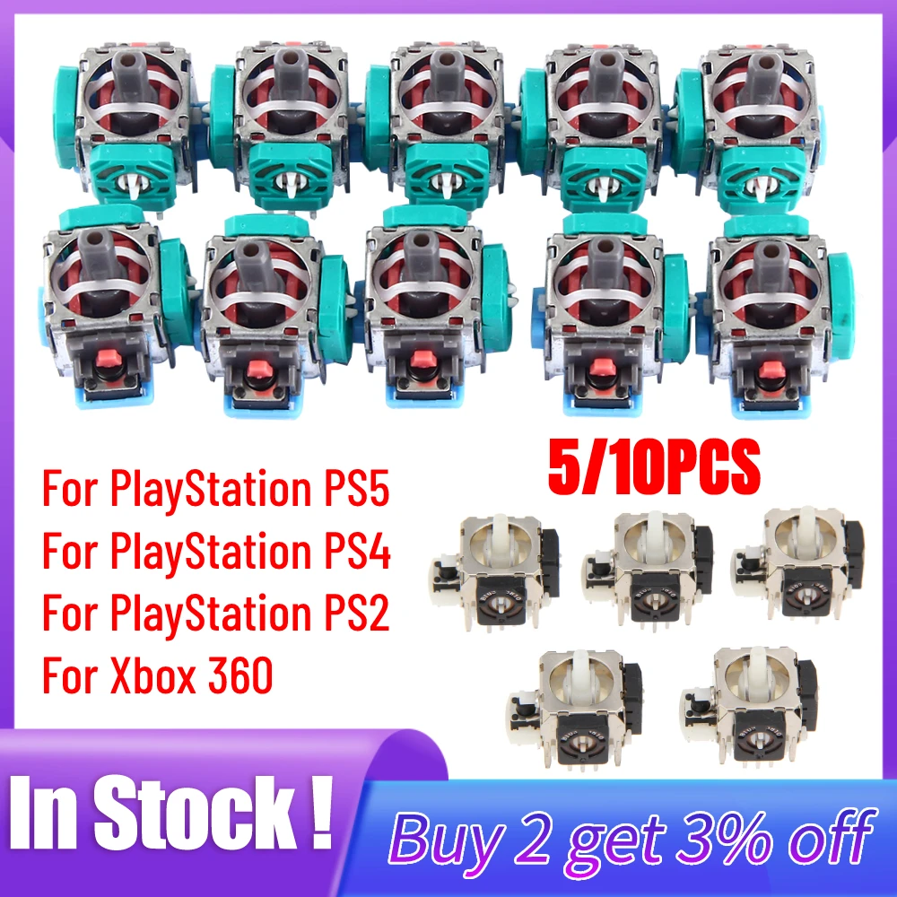 10/5 buah 3D Joystick Analog t - Gaming Accessories Playstation ulasan dan harga