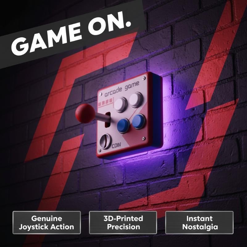 Pelat Tombol Saklar Game Arcad - Gaming Accessories For Bedroom ulasan dan harga