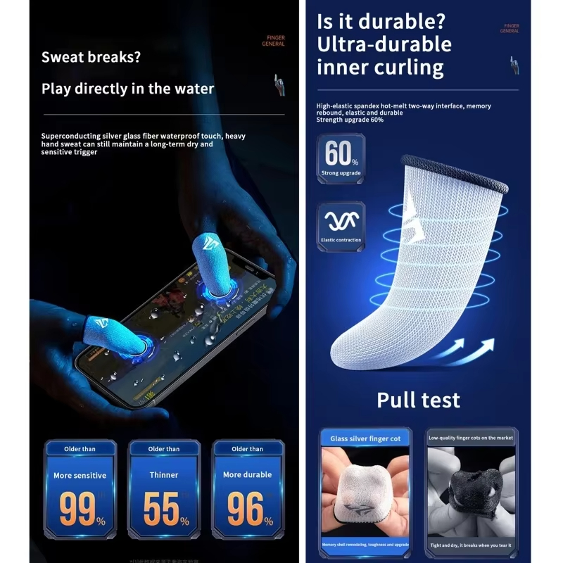 4PCS Sarung Jari Game Mobile A - Gaming Accessories For Mobile ulasan dan harga