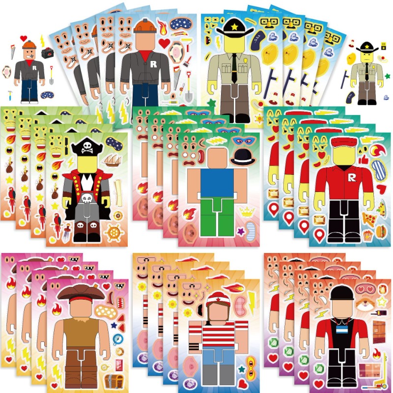 16 Buah Stiker DIY Anime Roblo - Gaming Accessories Roblox ulasan dan harga