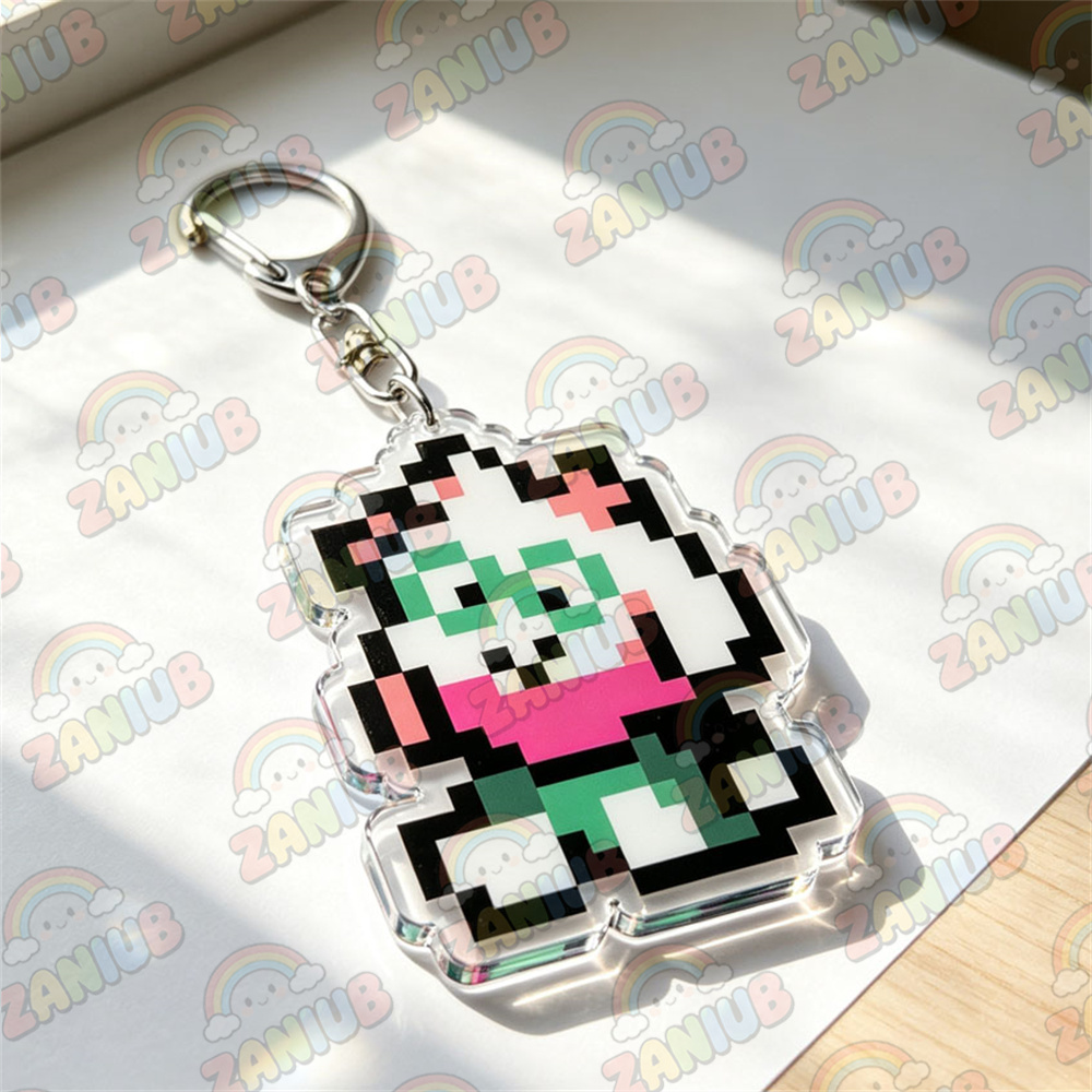 Gantungan Kunci Figur Pixel De - Gaming Accessories Gamer ulasan dan harga