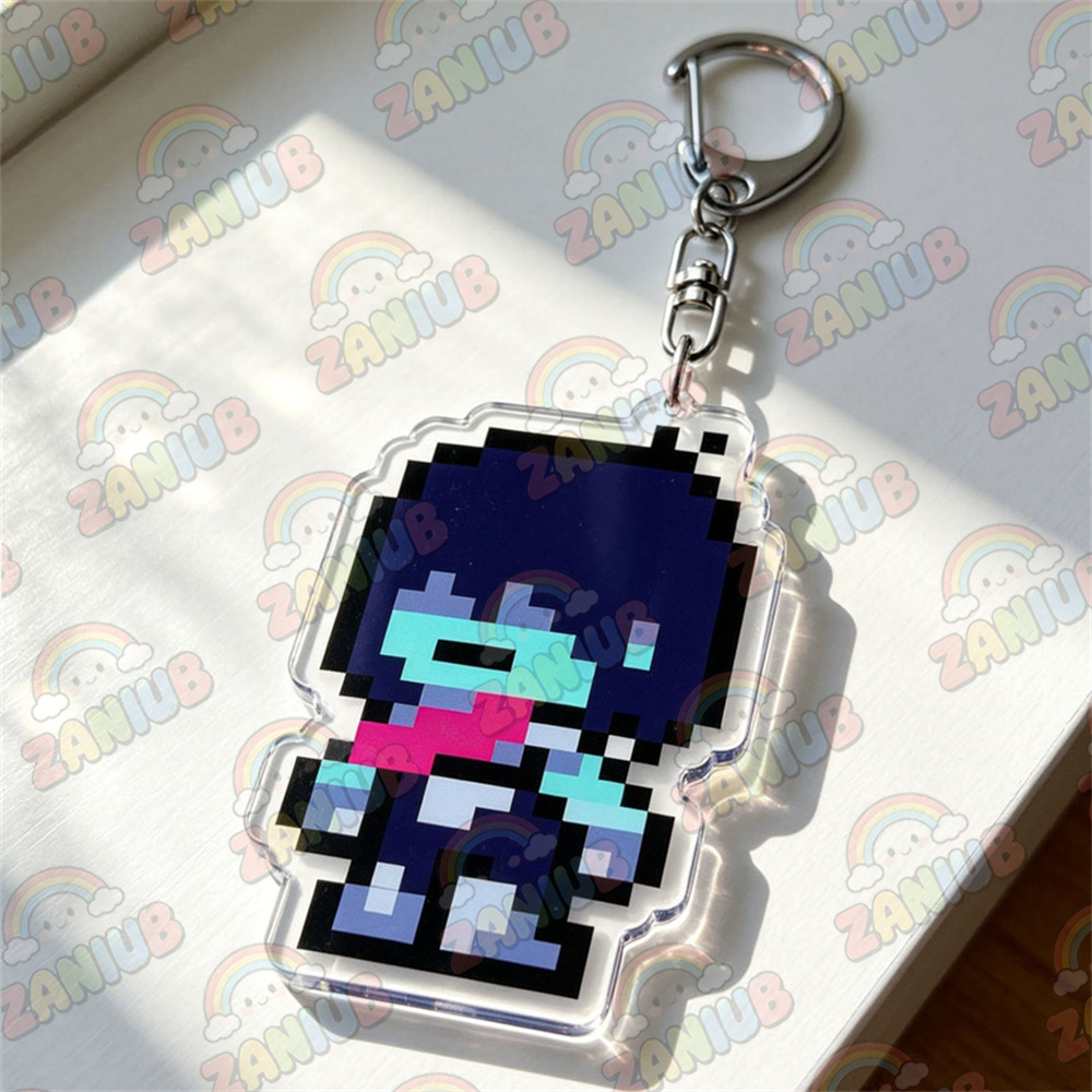 Gantungan Kunci Figur Pixel De - Gaming Accessories Gamer ulasan dan harga