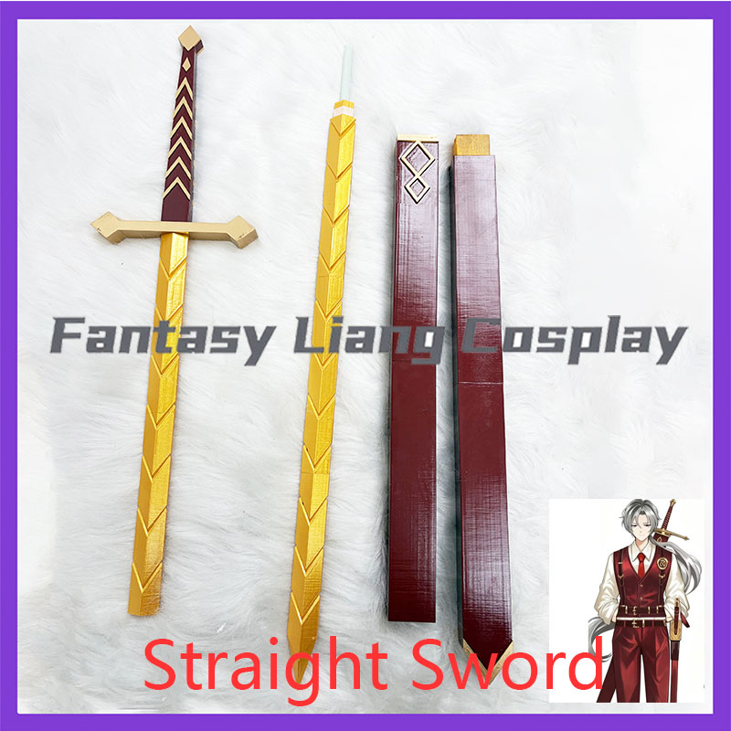 Pedang Lurus Properti Cosplay  - Gaming Accessories Anime ulasan dan harga