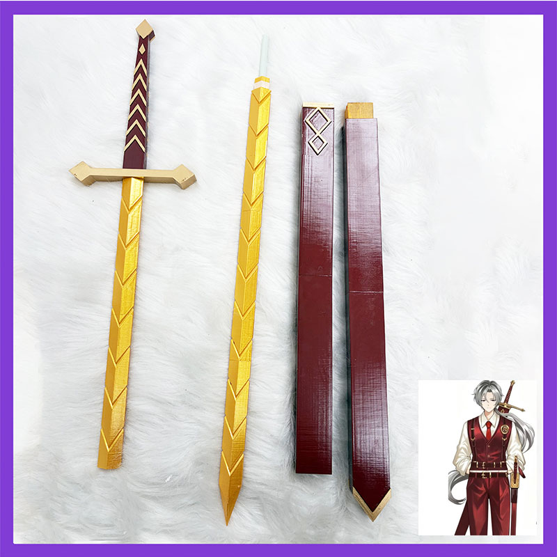 Pedang Lurus Properti Cosplay  - Gaming Accessories Anime ulasan dan harga