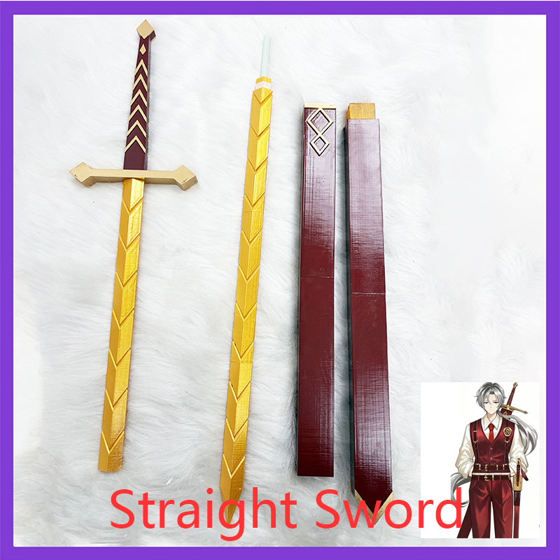 Pedang Lurus Properti Cosplay  - Gaming Accessories Anime ulasan dan harga